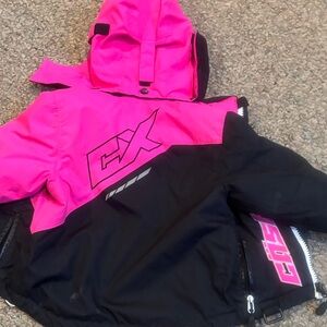 Kids Pink and black Castle X jacket 2T